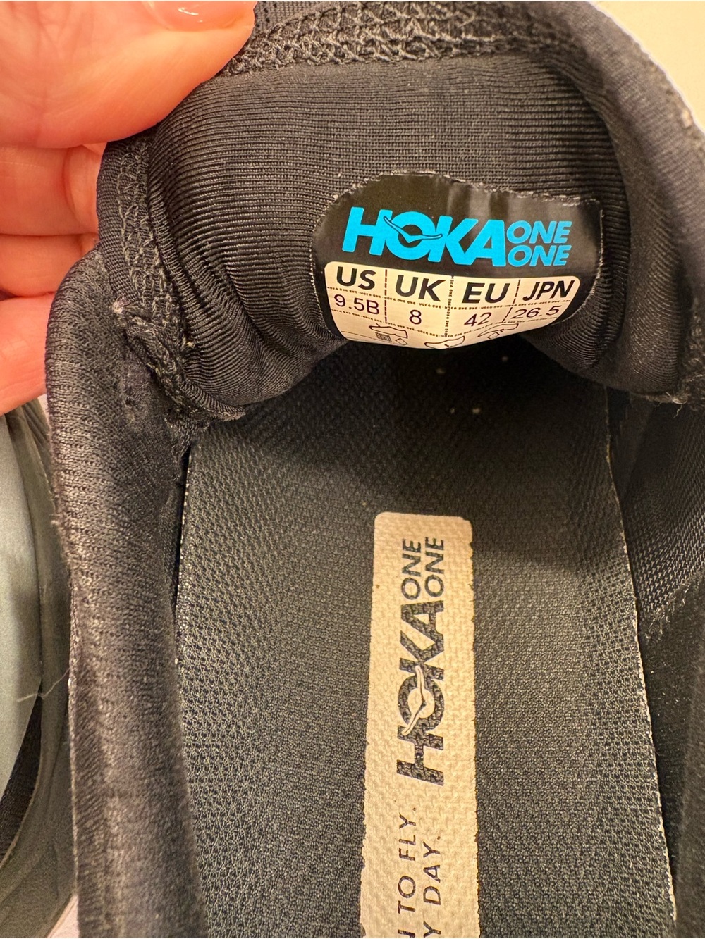 HOKA ONE ONE Mach 4 Running Shoes Women's Size 9.5 Black Gray - Picture 4 of 11